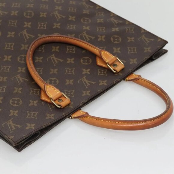 LOUIS VUITTON Monogram Sac Plat Hand Bag M51140 LV Auth 135410 - Picture 7 of 16